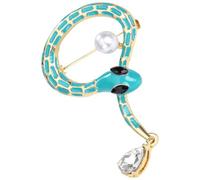 Abaodam Épingle Serpent en Alliage avec Perles Décoratives, Résistante la Corrosion, pour Écharpes et Chapeaux Lors D'occasions Importantes
