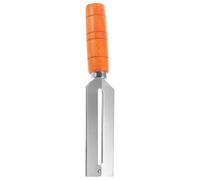 Abaodam Éplucheur Multifonction Texture Antidérapante en Acier Inoxydable en Bois pour Fruits et Canne à Cuisine