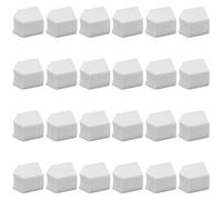 Abaodam Éponge Cosmétique Blanche pour Nail Art Dégradé, Lot de 24 Pièces en Mousse Élastique, Forme Dégradée, pour Maquillage et Experts en Manucure