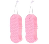Abaodam Éponge de Bain pour Bébé 2pcs en Pva Douce et Portable, Soin Exfoliant Peau Sensible, pour Voyage et Bain Quotidien des Garçon et Filles