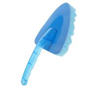 Abaodam Éponge Triangulaire Bleue pour Nettoyage de Voiture Poignée Ergonomique en Polyuréthane, Facile à Manier Enlever Saleté et Poussière
