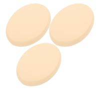 Abaodam Éponges de Beauté Ovales 3pcs en Polyuréthane Hydrophile pour Maquillage Poudre Visage, Douces et Adaptées à Toute Application Teint