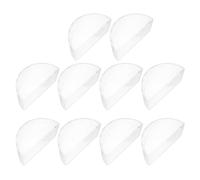 Abaodam Équipement de Réfraction Optique Semicirculaire en Plastique Robuste pour Expériences Physiques Scolaires, Visualisation Claire Lumière, Pack de 10 Pièces pour Démonstrations