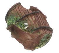 Abaodam esquiver la Grotte Terrarium araignée Habitat pour Reptiles araignée décorative abri pour Petits Animaux Peau de pour Reptiles Peaux de Gecko léopard enclos à Serpent Abdos