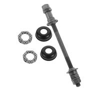 Abaodam Essieu Arrière Tout Terrain Robuste Gris Solide avec Roulements pour Moyeu Compatible VTT Installation Facile