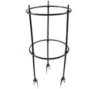 Abaodam Étagère à Plantes Grimpantes en Plastique pour Jardin Intérieur Et Extérieur 3 Tiges 2 Cercles De 20 Cm Support Robuste pour Plantes pour Roses Et Clématites Finition Lisse Et Solide