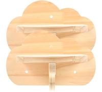 Abaodam Étagères Murales pour Chats en Bois 2pcs Plateforme Stable Construction Robuste Escalade Murale pour Chat Intérieur Maison Chaton