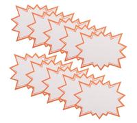 Abaodam Étiquettes de Prix Application Polyvalente en Papier Blanc et 100 Pièces D'étoile Éclatante et Fiable Affichage D'informations pour Vente Garage