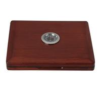 Abaodam Étui à Anches de Hautbois 5 Pièces en Plastique Ambré avec Hygromètre Intégré, Porte-anches Magnétique, Protection Intérieure en Peluche et Éponge, Accessoire Portable