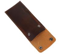 Abaodam Étui à Montre Portable en Cuir, Pochette de Voyage Unique | Pochette Rétro, Coloris Café, Usage Extérieur et Déplacement, Format Pratique Seule Pièce