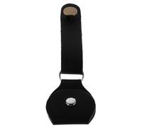 Abaodam Étui de Rangement pour Médiators en PU Noir avec Adaptateur Sangle Manche Guitare Porte-Clés Intégré Accessoire pour Guitare Acoustique et Électrique Organisation Pratique pour