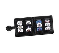 Abaodam Étui portefeuille en cuir PU souple pour médiator de ukulélé pour un rangement organisé pour guitaristes et amateurs de musique
