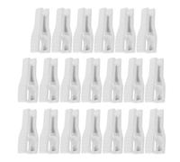 Abaodam Extracteur de Fusibles Automobiles en Plastique Blanc Lot de 20 Pièces Outil D’Extraction Précis pour Voitures Camions et SUV Accessoire Compact pour Maintenance et Réparation