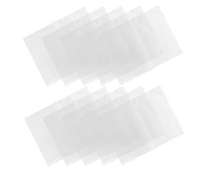 Abaodam Feuilles De Cellophane Translucides Pour Laboratoire 10 Pcs Film Cellophane Éducatif Pour Expériences D’osmose En Collège Et Lycée Outil Pédagogique Membranes Cellulaires