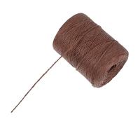 Abaodam Ficelle de Raphia Papier Double Brin, Brun Café, Bobine | Aspect Mat Rustique, Épaisseur Régulière, pour Coffrets Présents, Chapeaux, Décorations Saisonnières