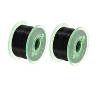 Abaodam Ficelle Invisible 2 Rouleaux 400 M pour Tours de Magie, Fil de Conjuration Transparent pour Accessoires Illusion, Corde Légère pour Anneaux Flottants et Kit Couleur