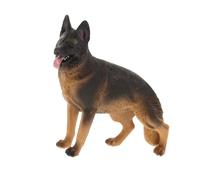 Abaodam Figurine Berger Allemand Réaliste Modèle et Précis Ornement Animal pour Décoration Maison et Éducatif Garçon Fille