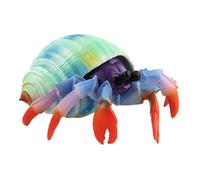 Abaodam Figurine de Crabe de Simulation en Plastique Coloré, Modèle Animal Marin Réaliste, Éducatif Stimulant L’Imagination, Décor Maison et Bureau, Présent Garçon et Filles Éducatif