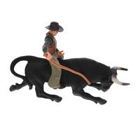 Abaodam Figurine Imitation de et Torero Réaliste Décoratif pour Garçon Fille Modèle Occidental pour Chambre et Collection