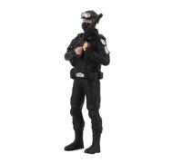 Abaodam Figurine Miniature Policier Résine Modèle Micro Paysage Décoratif Collection pour Scènes Miniatures et Halloween