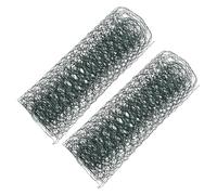 Abaodam Filet à Fleurs en Fil De Fer Vert 0,6 Mm 19 Mm Maille 0,3 x 1,2 m 2 Rouleaux pour Compositions Botaniques DIY Décoration Mariage Jardin
