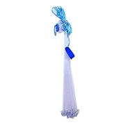 Abaodam Filet de Américain à Lancer Outil de Piège à Appâts Fait Main avec Pendentif Acier Réseau pour Attraper des Poissons