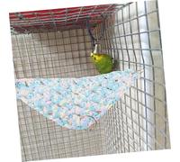 Abaodam Filet Escalade Perroquet Grand Hamac Triangle Coton Nid Suspendu Respirant pour Perroquets Dactivité Physique Installation Facile pour Cage