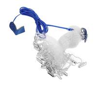 Abaodam Filet Main Monofilament et Portable Filet à Lancer pour Crevettes et Poissons Eau Douce et Adapté Aux Lacs et Zones Côtières