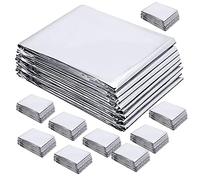 Abaodam Film Réfléchissant pour Plantes d'hiver en Polyester Argenté, 12 Pièces, Film D'aluminium Végétal Réutilisable, Outil De Jardinage pour Serrage Et Protection des Cultures