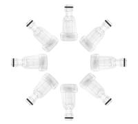 Abaodam Filtre à Eau Technologie de Filtration Avancée 8 Pièces pour Nettoyeur Haute Pression, Filtre de Tuyau D’arrosage en PC, pour Tuyau de Jardin et Laveuse Haute Pression