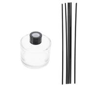 Abaodam Flacon Aromathérapie en Verre Noir Rechargeable pour Diffuseur de Parfum, 1 Set Créatif Fonction de Diffusion, Vie Quotidienne Mariages
