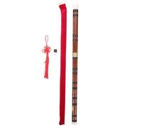 Abaodam Flûte Bambou Chinoise Portable Clé G pour Débutants Garçon Fille et Adultes Instrument Traditionnel Au Cadeau pour Musiciens Herbe