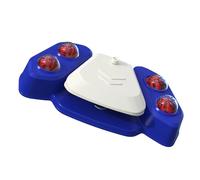 Abaodam Fontaine à Eau pour Chien Bleu en Abs Jouet Polyvalent pour Animaux, Arroseur Ludique Aidant à Changer Les Habitudes Destructrices Lors du Jeu