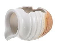 Abaodam Fontaine Pot Céramique Décorative pour Bassin et Aquarium Jarre Écologique Céramique Cascade Eau Apaisante pour Jardin et Intérieur Système sans Pompe Style Chinois Traditionnel