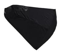 Abaodam Foulard Dentelle Noire avec Cristaux Élégant Voile de Deuil Léger pour Femme Turban Modeste et Respirant Accessoire Chic pour Occasions Formelles