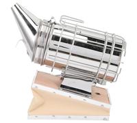 Abaodam Fumoir Manuel pour Apiculture, Outil Apicole en Acier Inoxydable Mini, Émetteur de Fumée pour Ruche, Équipement Pratique pour Inspection et Récolte D’abeilles, 1 Pièce