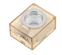 Abaodam Fusible Automobile en Céramique Carré 200A Étanche à Fusion Rapide Kit de Fusibles en Ligne Mini pour Circuit Électrique Accessoire de Protection pour Véhicules et Petits