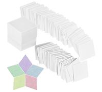 Abaodam Gabarits de Patchwork Papier 300 Pièces pour Quilting Adulte Blanc Fonction Perçage Débutant Loisirs Créatifs Couture Modélisme Hiver
