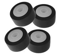 Abaodam Galet Presseur en Caoutchouc pour Lecteur de Cassettes, Lot de 4 | Pièces Principale et Secondaire, Compatible Cassette Player et Tape Player, pour Réparation D’enregistreur