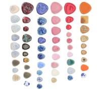 Abaodam Galets Décoratifs en Céramique pour Mosaïque Diy, Dalles Irrégulières 500 G, Matériaux pour Fabrication de Carreaux, Pierres Uniques pour Décoration Artisanale et Carrelage