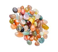 Abaodam Galets Décoratifs Naturels Irréguliers Polissage Lisse Multicolores pour Aquarium Décoration Jardin Bricolage Pierres Paysagères