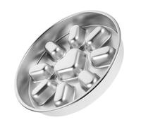 Abaodam Gamelle Anti-glouton en Acier Inoxydable Ronde Fond Antidérapant pour Chien et Chat, Mangeoire Lente Solide, Assiette à Lécher Adaptée aux Chiots et Petits Chiens, Alimentation