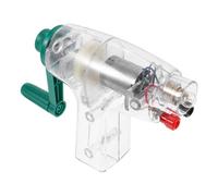 Abaodam Générateur Électrique Manuel à Manivelle Compact et Portable, Kit Scientifique Éducatif pour Expériences Scientifiques pour Garçon et Filles, Formation en Électricité, Outil