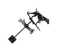 Abaodam Girouette Chien Indicateur de Direction Vent pour Décoration de Jardin et Toit Élégant Accessoire de Décoration Extérieure Installation Facile Design et Unique