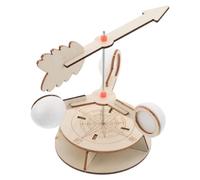 Abaodam Girouette en Bois à Assembler pour Garçon et Filles - Kit Scientifique Météo DIY 1 Pièce - Indicateur Direction Vent Fiable pour Activités Plein Air - Trousse Éducative