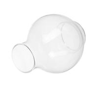 Abaodam Globe -jour Rond Coupe-vent de Lampe en Verre en Verre Soufflé Vintage Ambiance Chaleureuse et Matériau Robuste pour Lampe à Pétrole