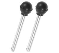 Abaodam Goupilles de Banc de Musculation en Fer Robuste 2 Pcs, Épingles de Dégagement Rapide 10x95 Mm pour Rack de Poids et Machines Fitness, Accessoires pour Entraînement Musculation