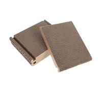 Abaodam Grattoir pour Chat Triangulaire Pliable Carton Ondulé Utilisables Accessoire pour Intérieur Espace et Durabilité