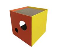 Abaodam Griffoir Chat Cube Sisal Robuste Planche à Gratter Intérieure pour Maison Chat Griffoir Multifonction Escalade Repos avec Surface Épaisse Et Stable Confortable