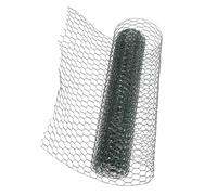 Abaodam Grillage Poulailler Hexagonal Fil Galvanisé Robuste Filet Clôture pour Élevage Jardin et Enclos Poules Filet Maillage Résistant et